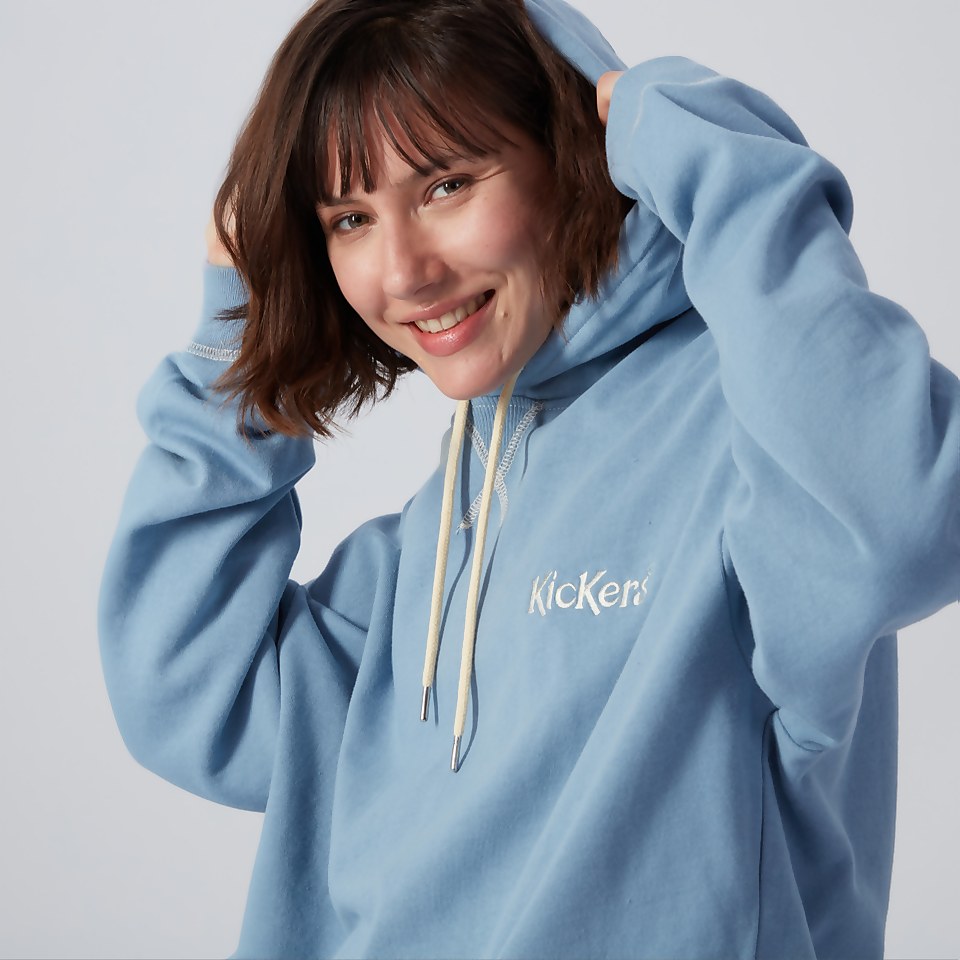 Women's Brushed Back Hoodie Blue