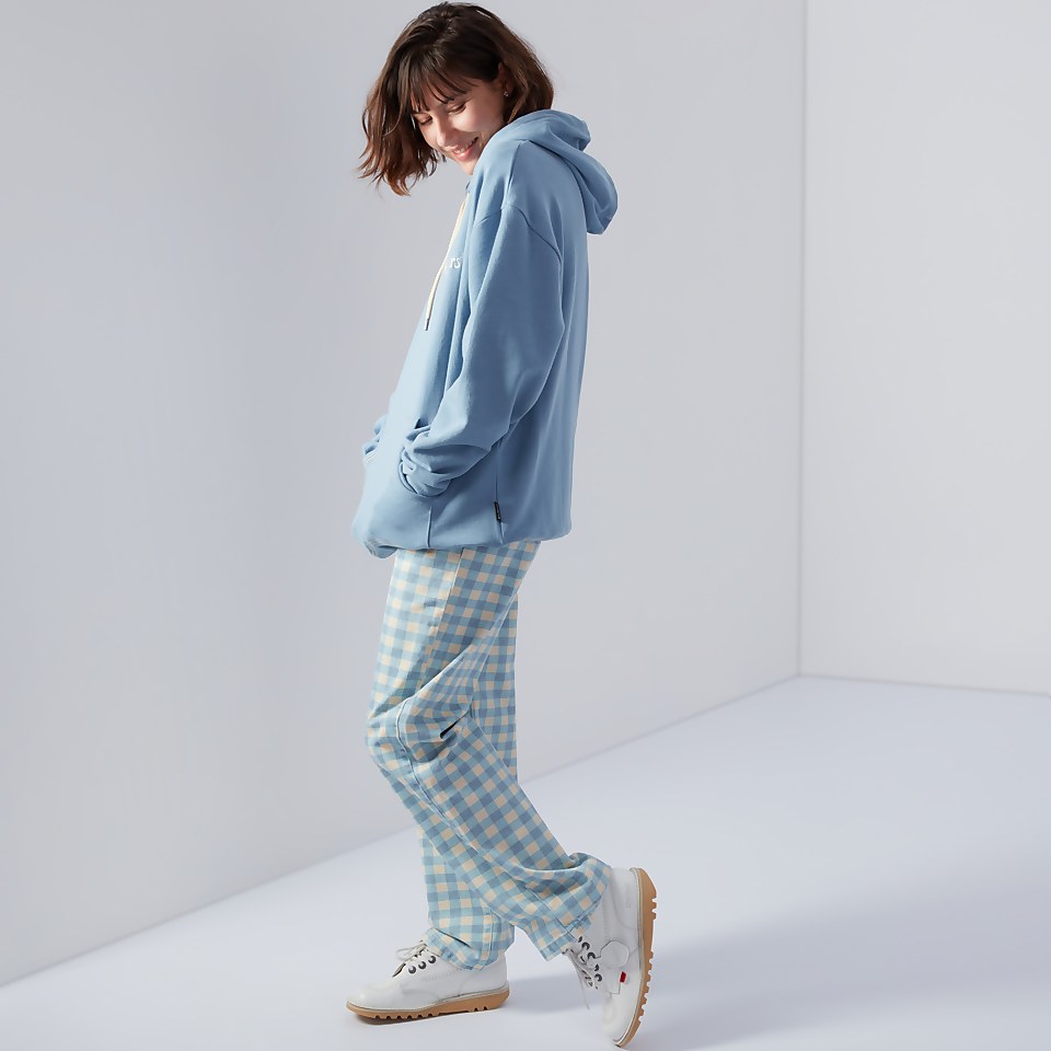 Women's Brushed Back Hoodie Blue