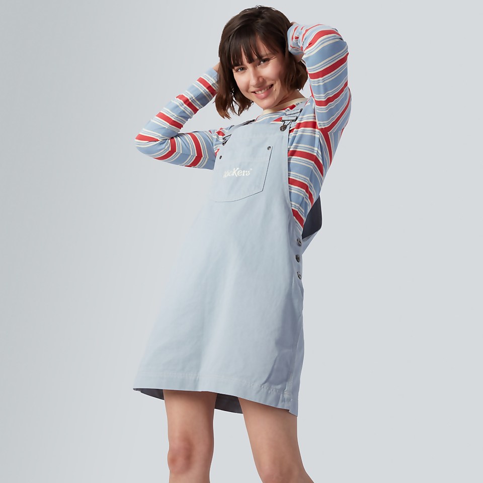 Women's Pinafore Dress Blue