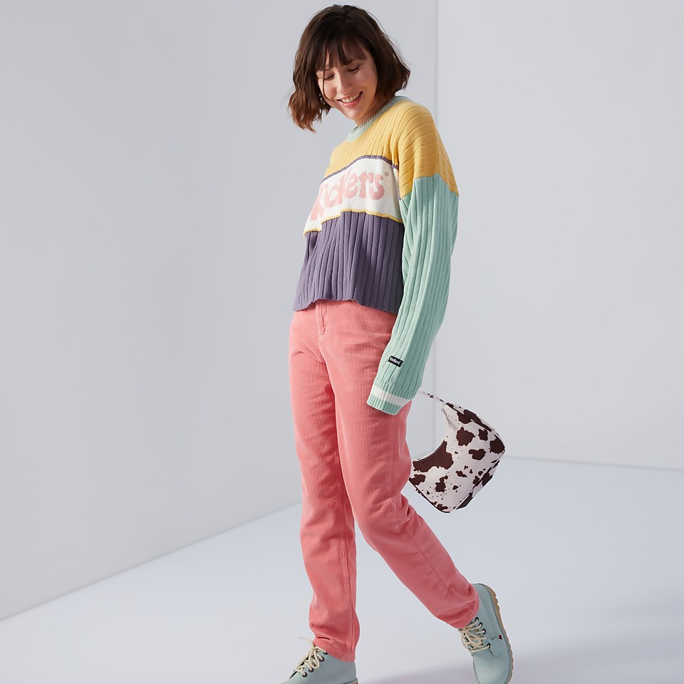 Women's Candy Panelled Knit Jumper Multi