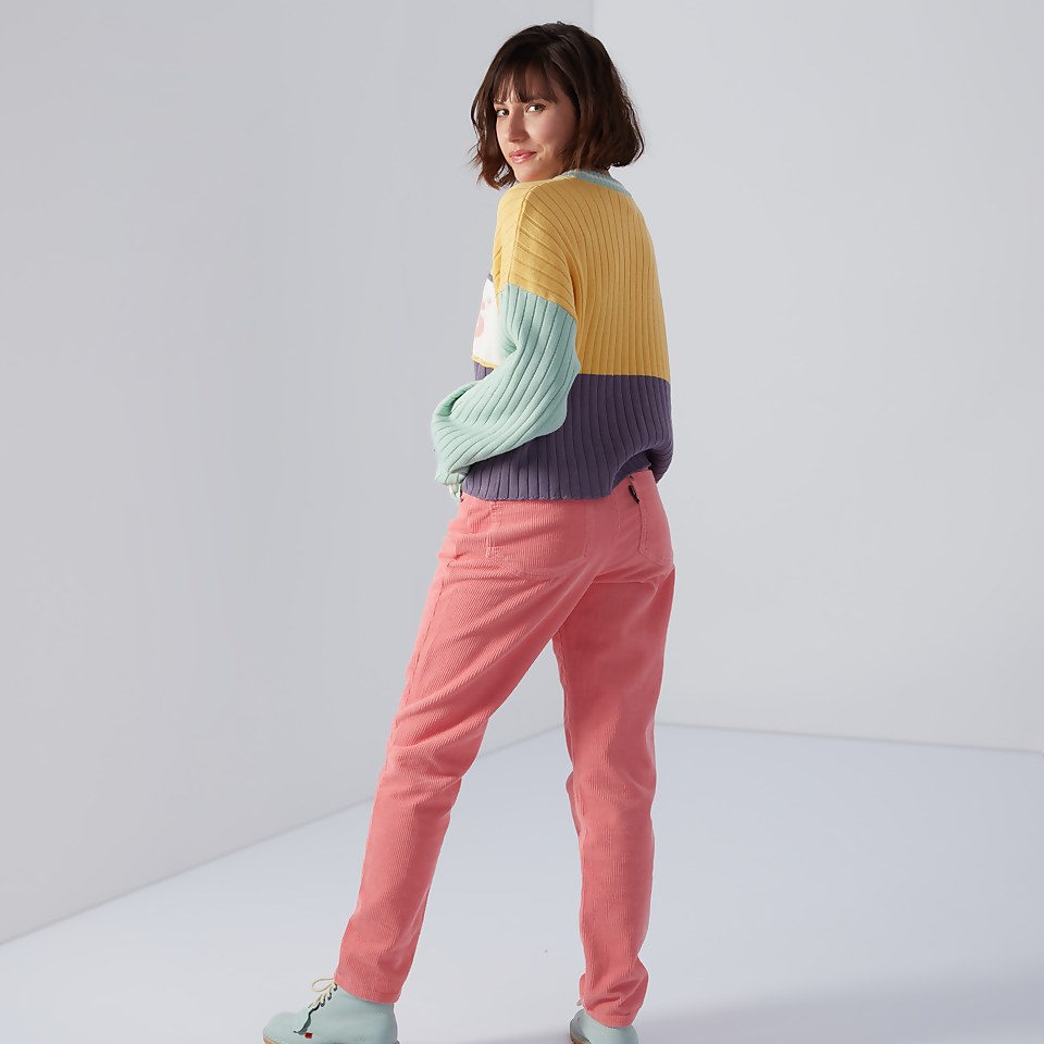 Women's Candy Panelled Knit Jumper Multi