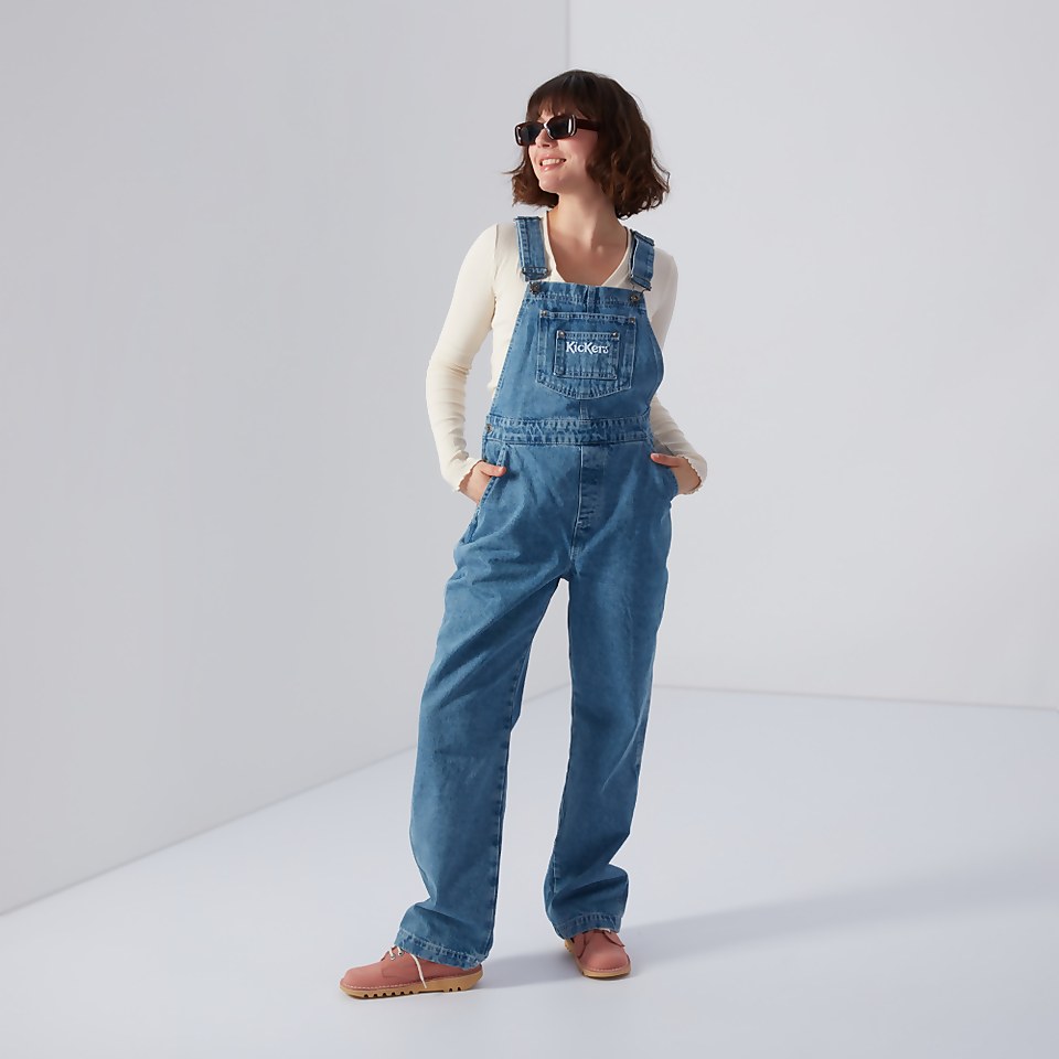 Women's Demin Dungarees Blue