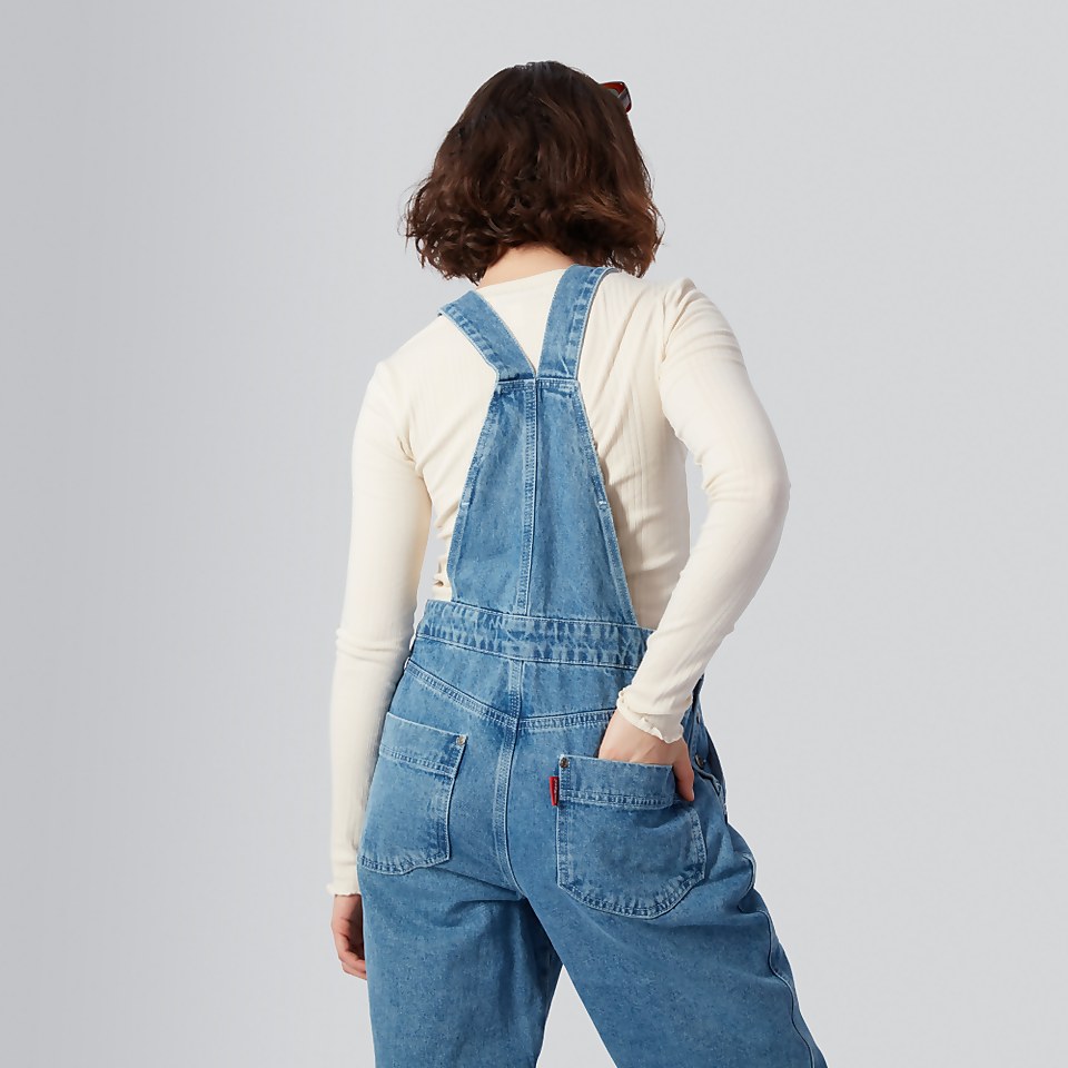Women's Demin Dungarees Blue