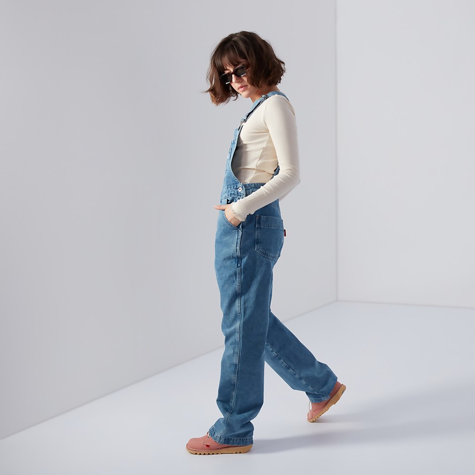 Women's Demin Dungarees Blue