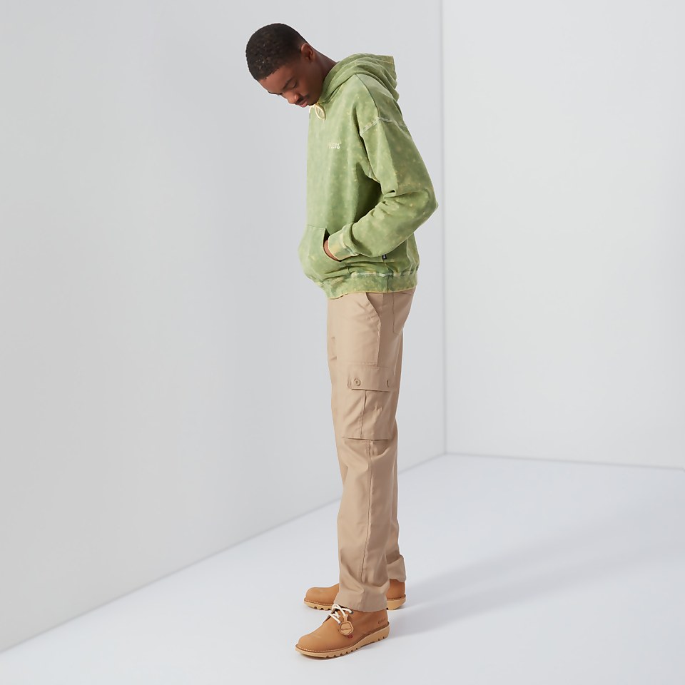 Men's Brushed Back Splat Hoodie Green