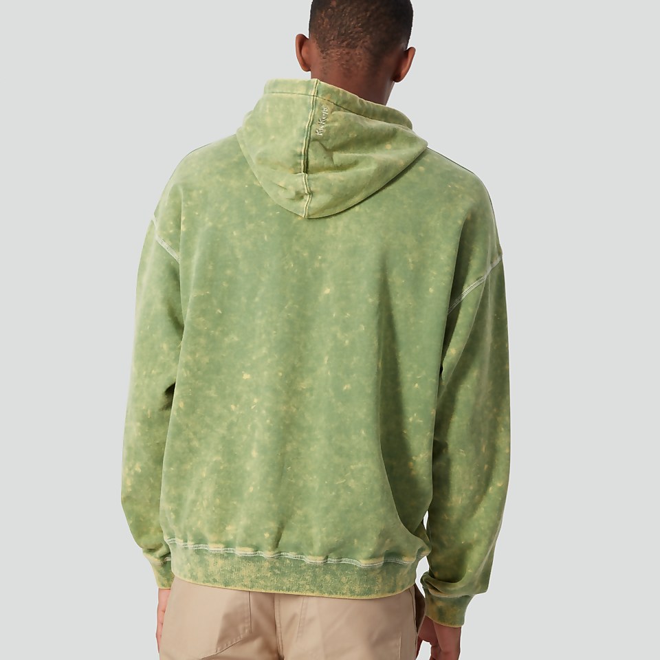 Men's Brushed Back Splat Hoodie Green