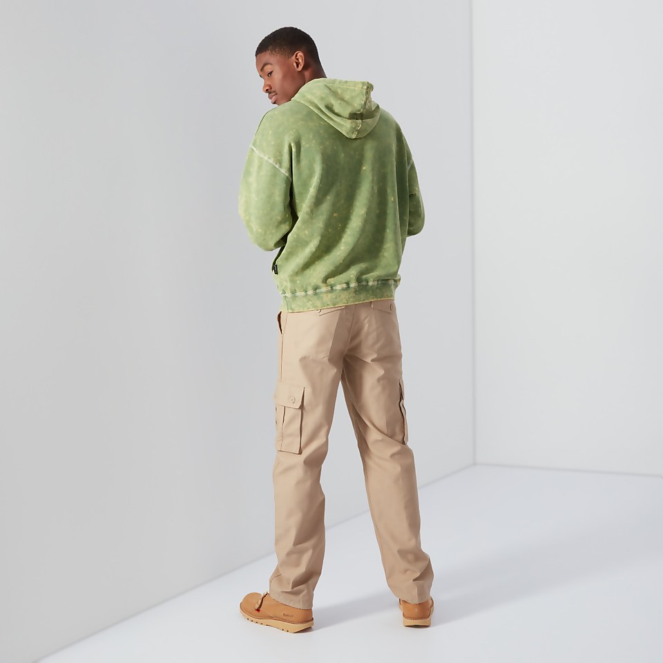 Men's Brushed Back Splat Hoodie Green