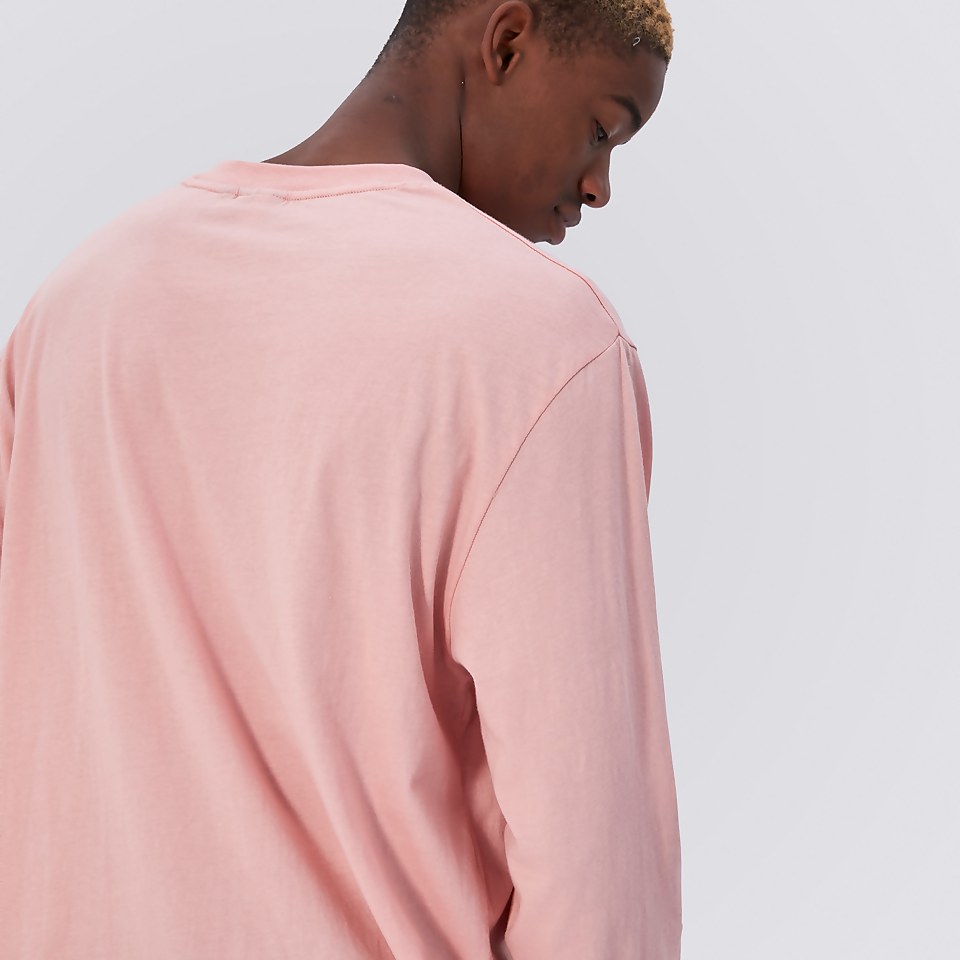 Men's Long Sleeved T-shirt Pink