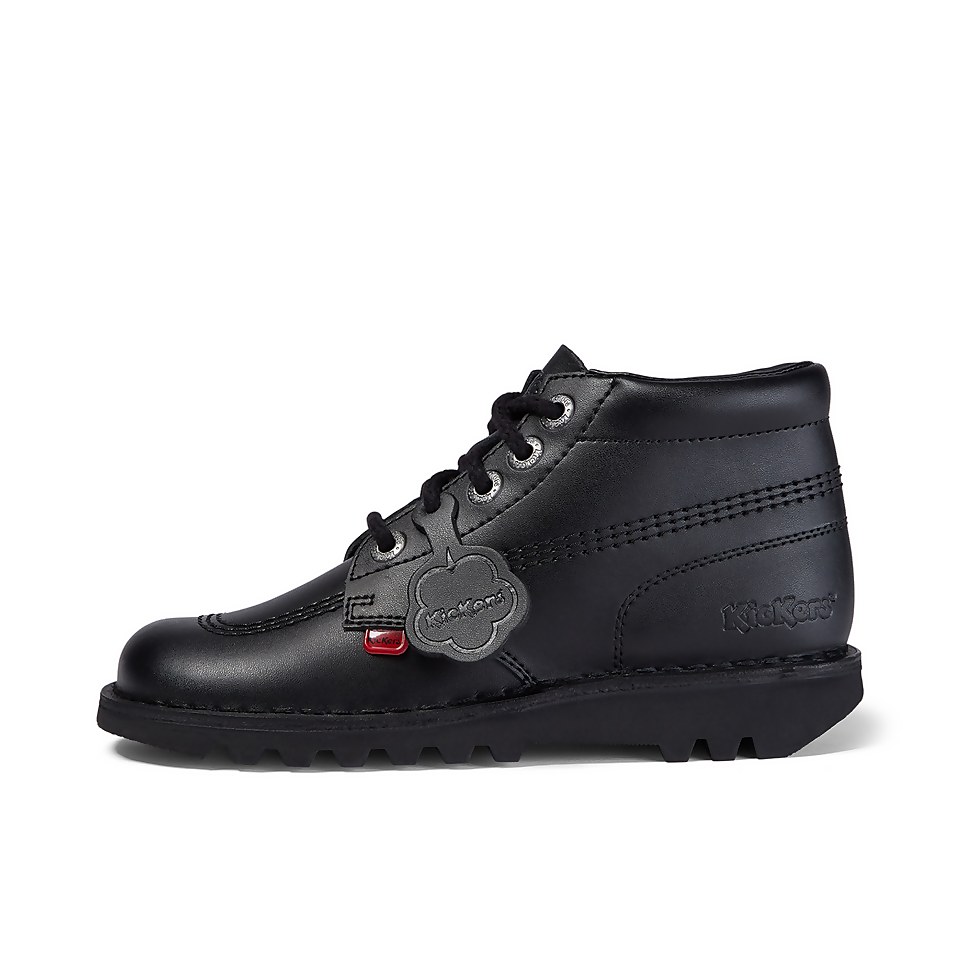 Adult Womens Kick Hi Leather Black