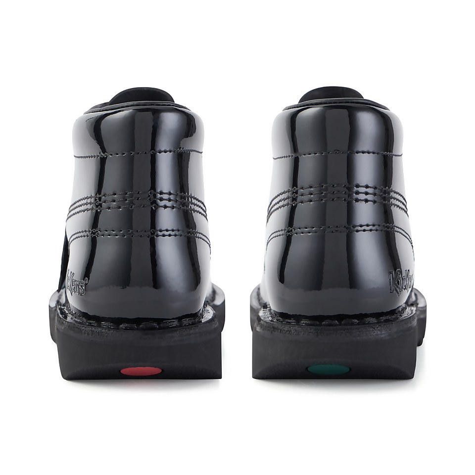 Adult Womens Kick Hi Patent Leather Black