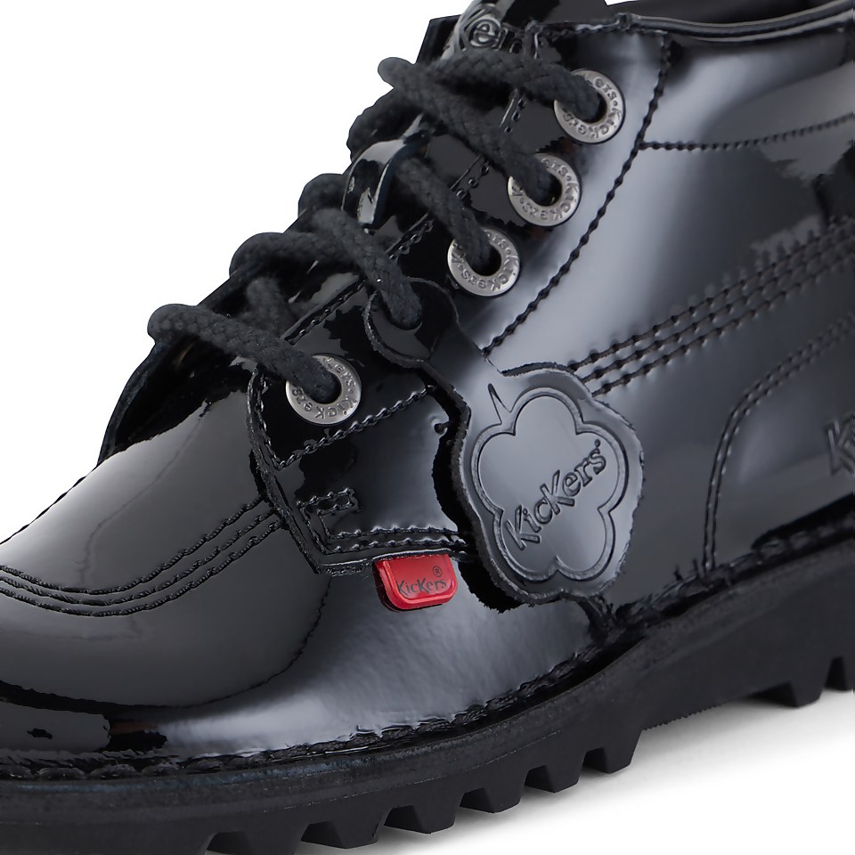 Adult Womens Kick Hi Patent Leather Black