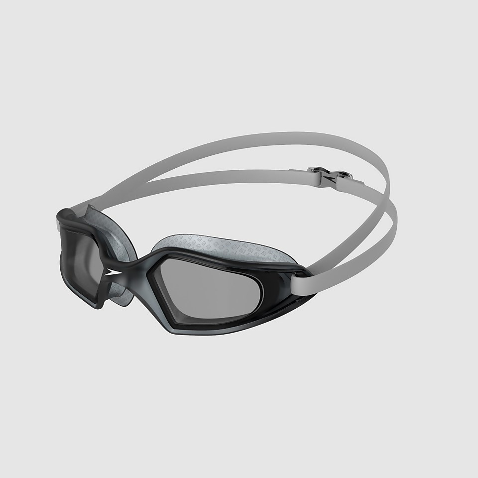 Unisex-Hydropulse-Schwimmbrille Weiß/Grau
