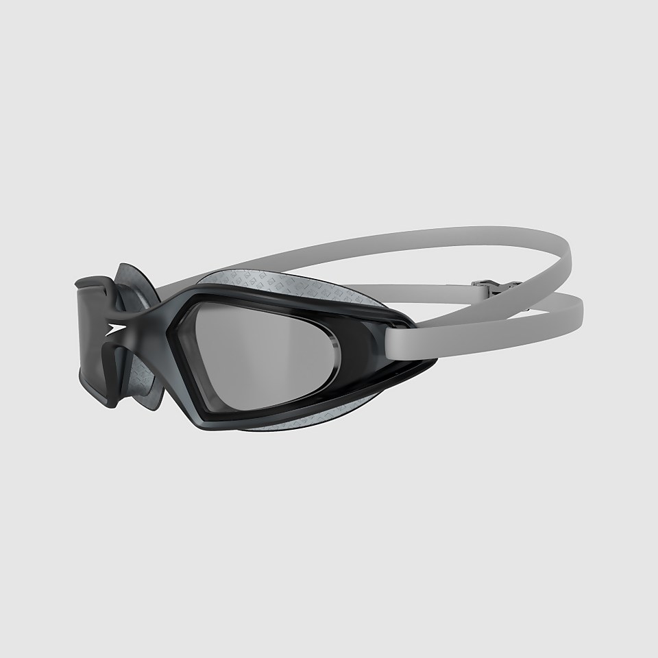 Unisex-Hydropulse-Schwimmbrille Weiß/Grau