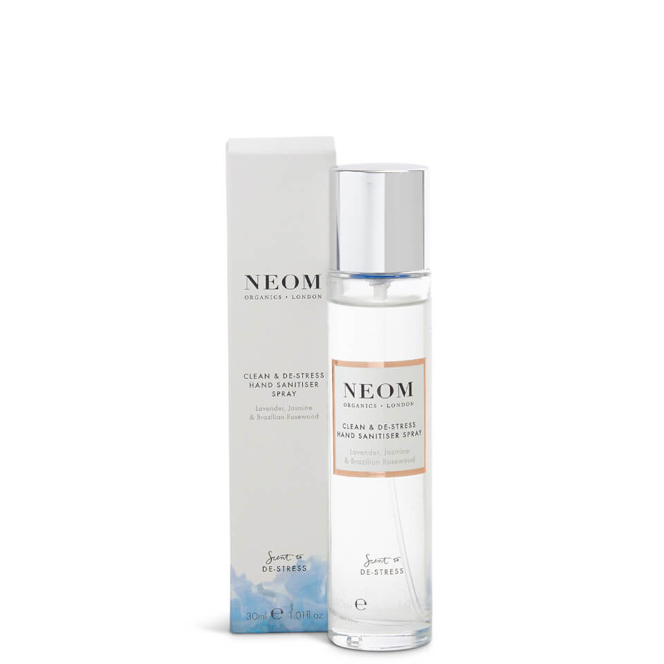NEOM Clean & De-Stress Hand Sanitising Spray 30ml