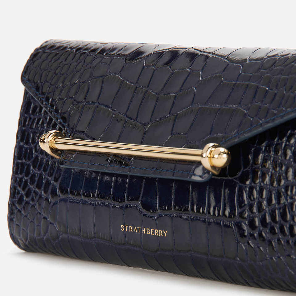 Strathberry Women's Multrees Wallet On A Chain - Navy