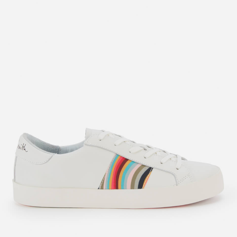 Paul Smith Women's Pidgen Leather Low Top Trainers - White Swirl