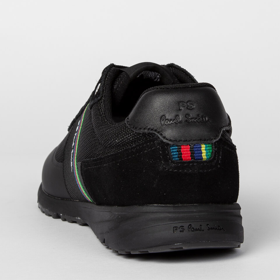 PS Paul Smith Men's Huey Running Style Trainers - Black/Black