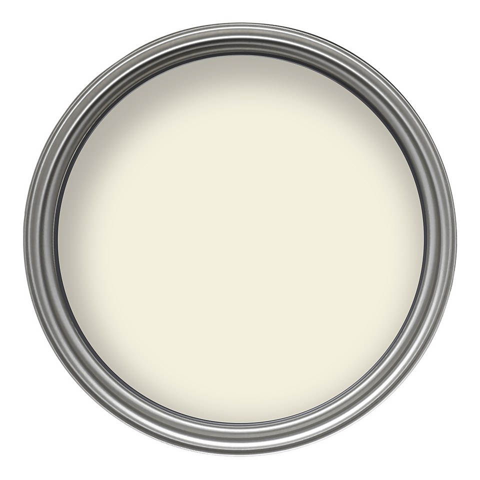 CRAFTED by Crown Flat Matt Interior Wall, Ceiling and Wood Paint Collector's White® - 2.5L