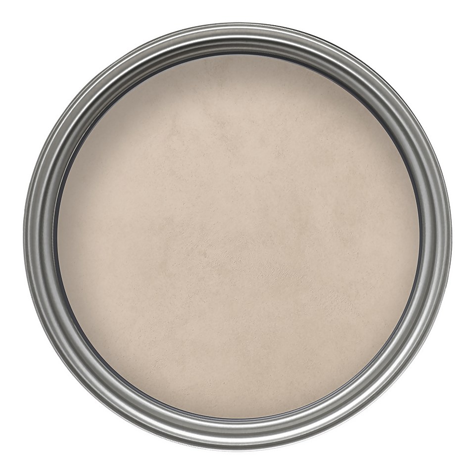 CRAFTED by Crown Suede Textured Matt Emulsion Interior Wall Paint Fawn 2.5L Homebase