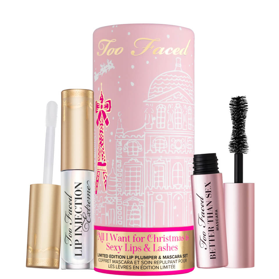 Too Faced Limited Edition All I Want for Christmas Are Sexy Lips and Lashes Set