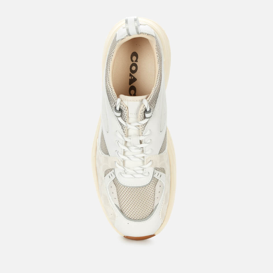 Coach Men's Tech Running Style Trainers - Optic White