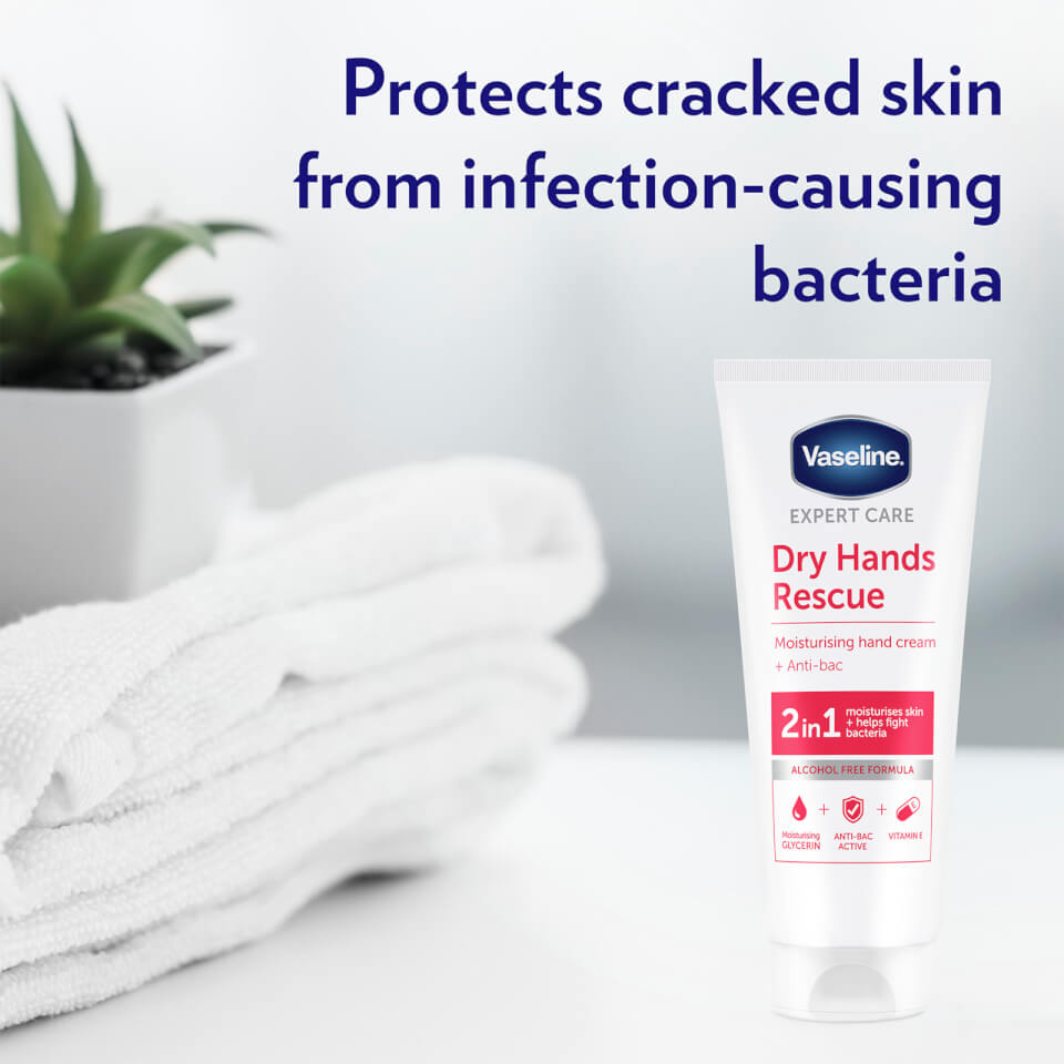 Vaseline Expert Care Dry Hands Rescue Hand Cream & Anti Bac