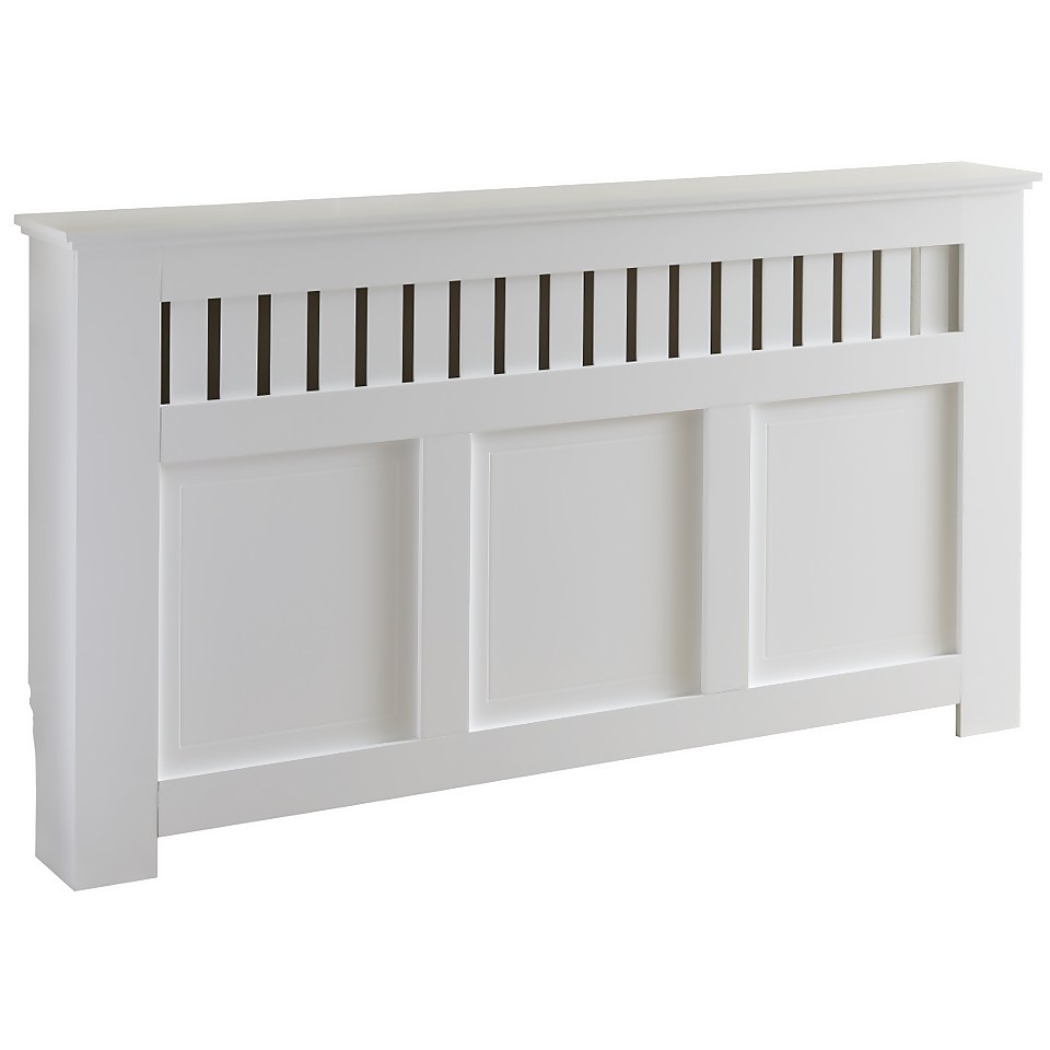 Lloyd Pascal Radiator Cover with Country Style in White - Large