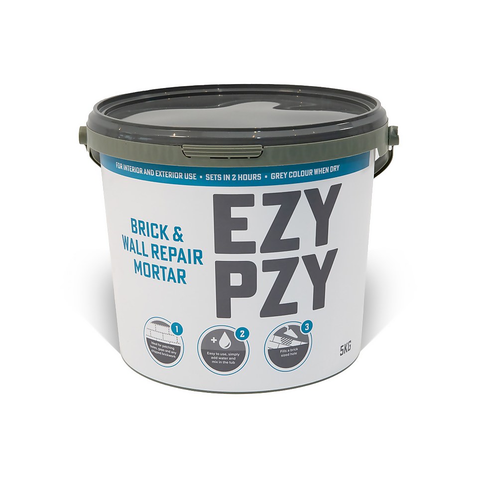 Ezy Pzy Brick and Wall Repair Mortar - 5kg Tub