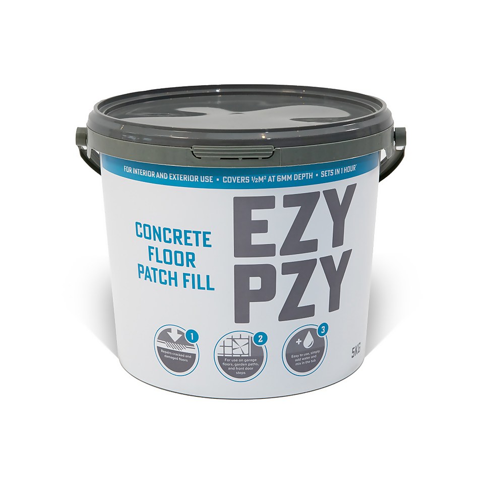 Ezy Pzy Concrete Floor Patch Fill - 5kg Tub