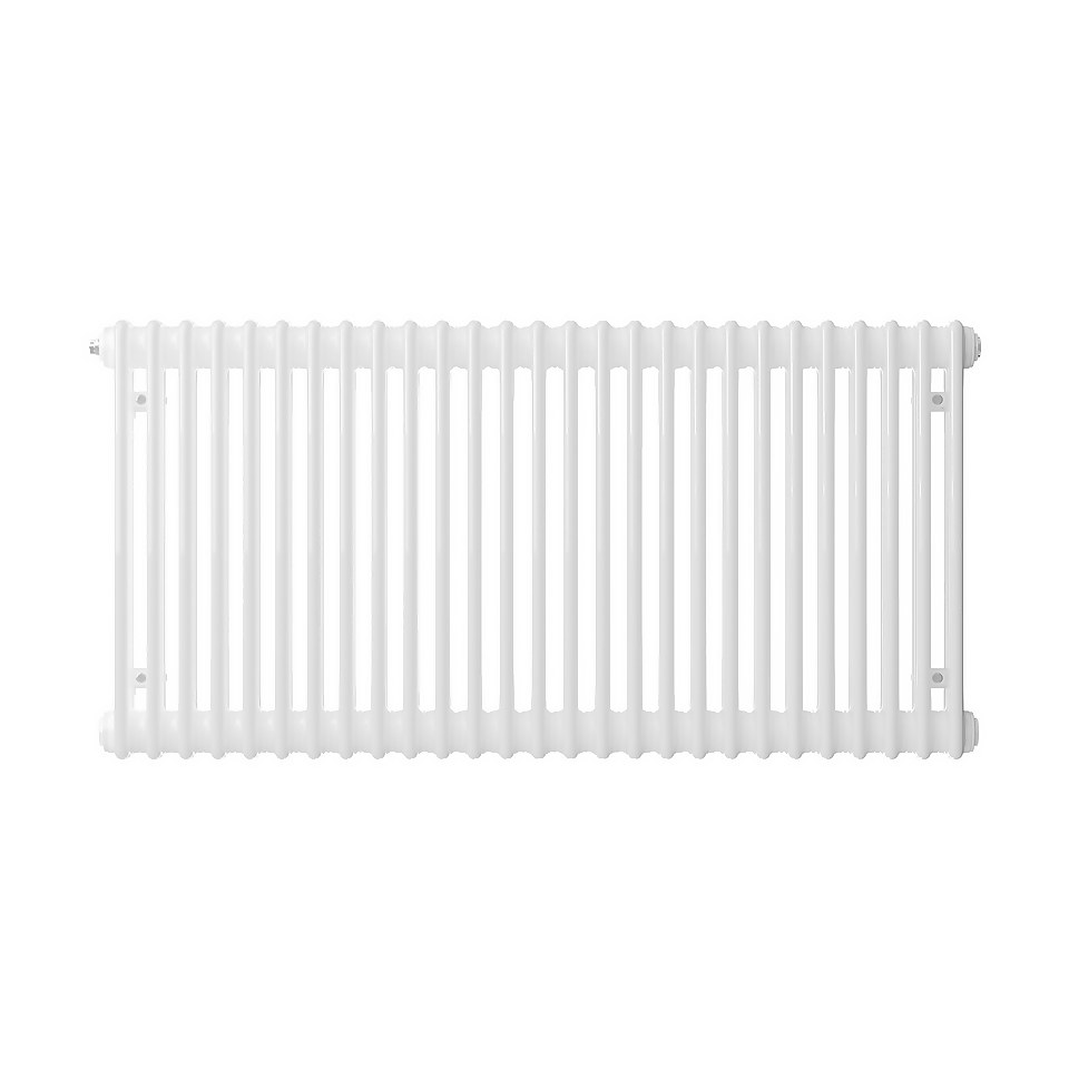 Henrad 600 x 440mm Classic Column Radiator 3 Columns White Homebase