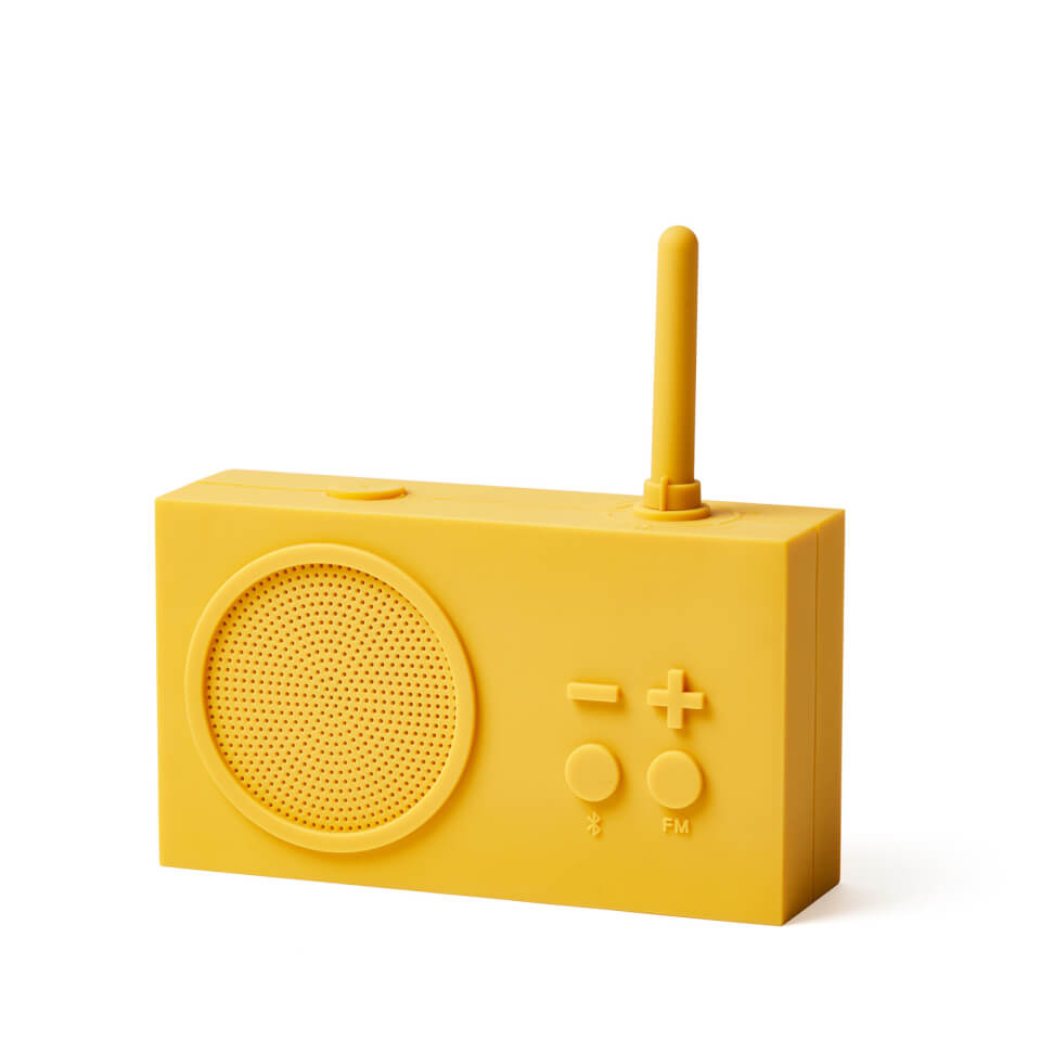 Lexon TYKHO 3 FM Radio and Bluetooth Speaker - Yellow