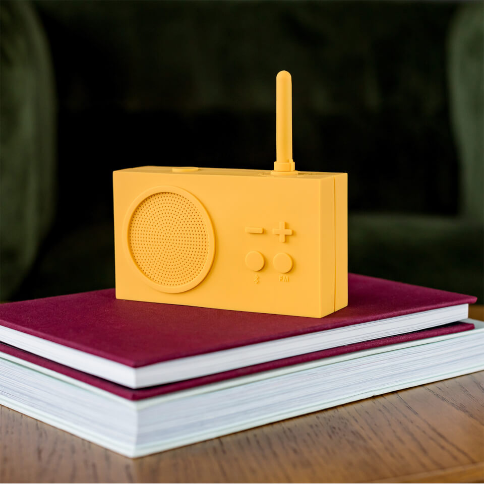 Lexon TYKHO 3 FM Radio and Bluetooth Speaker - Yellow