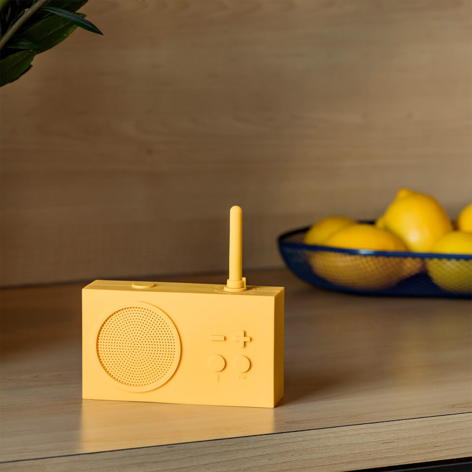 Lexon TYKHO 3 FM Radio and Bluetooth Speaker - Yellow