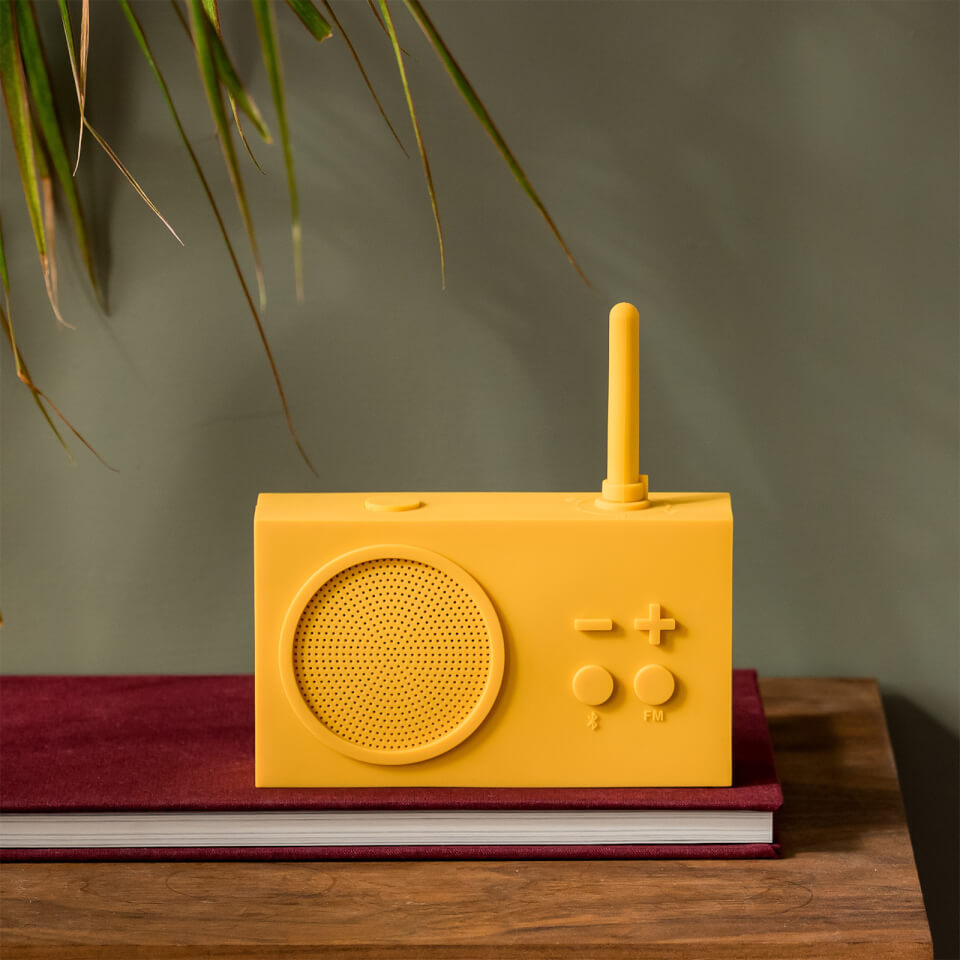 Lexon TYKHO 3 FM Radio and Bluetooth Speaker - Yellow