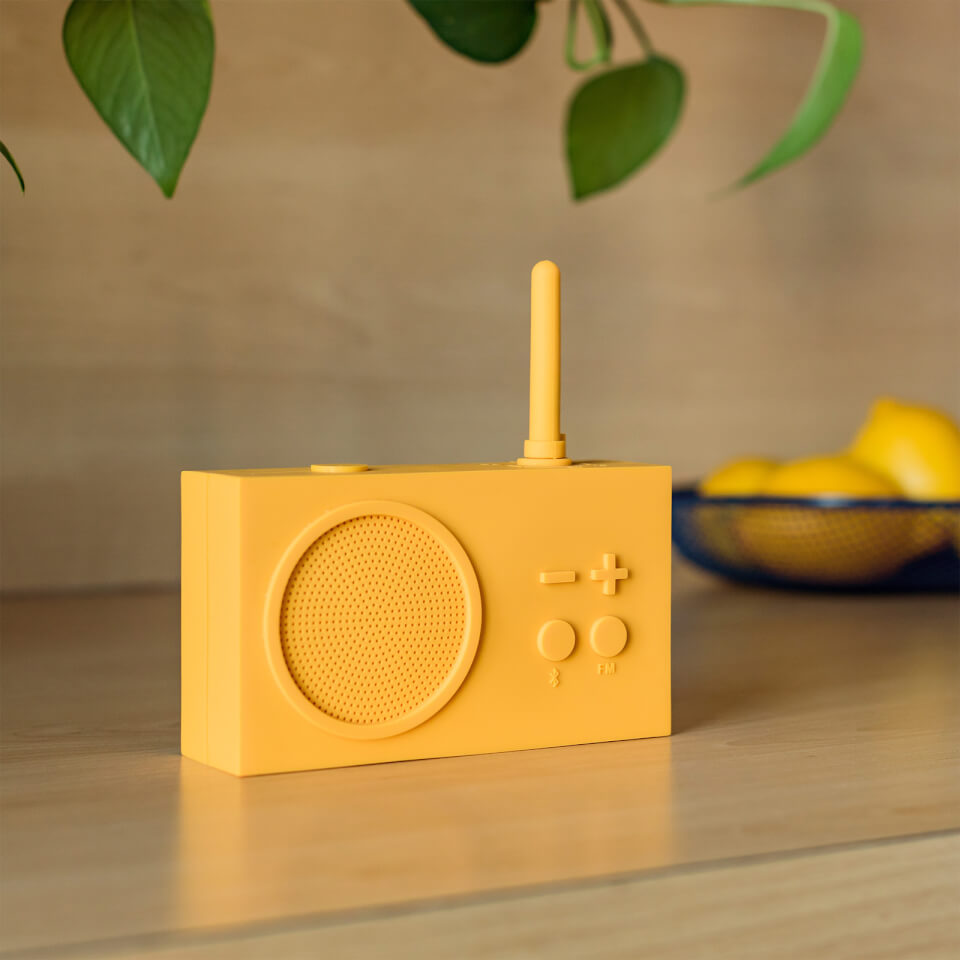 Lexon TYKHO 3 FM Radio and Bluetooth Speaker - Yellow