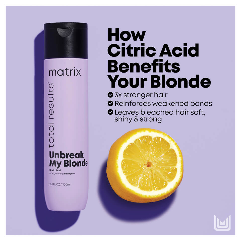 Matrix Total Results Unbreak My Blonde Shampoo and Conditioner for Chemically Over-processed Hair 300ml Duo