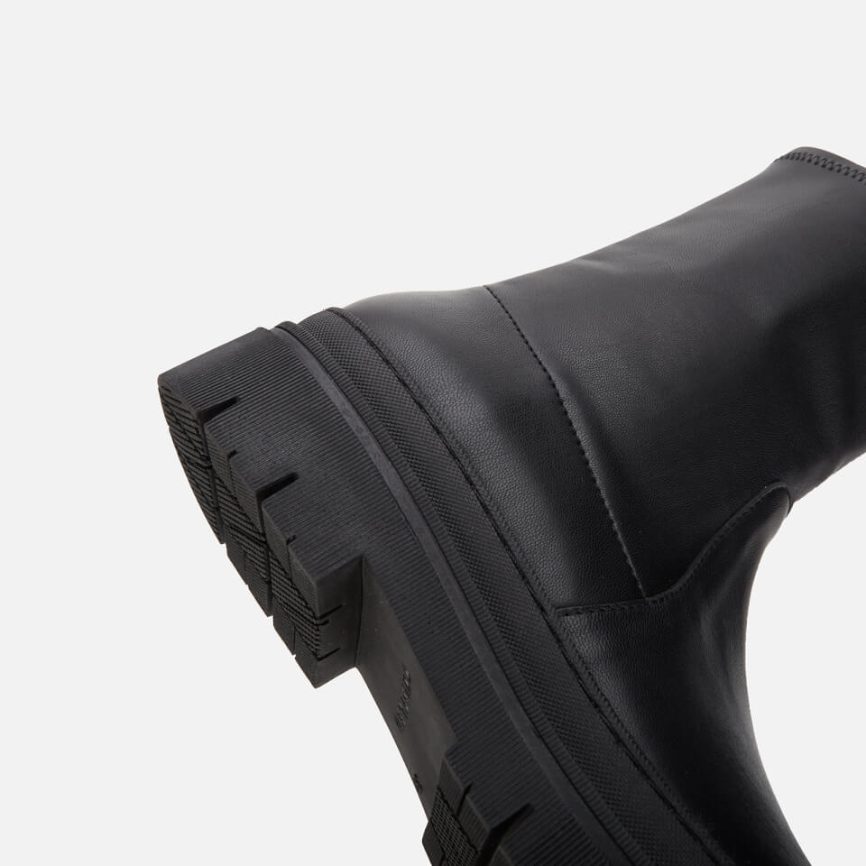 Whistles Women's Knole Sock Chunky Chelsea Boots - Black
