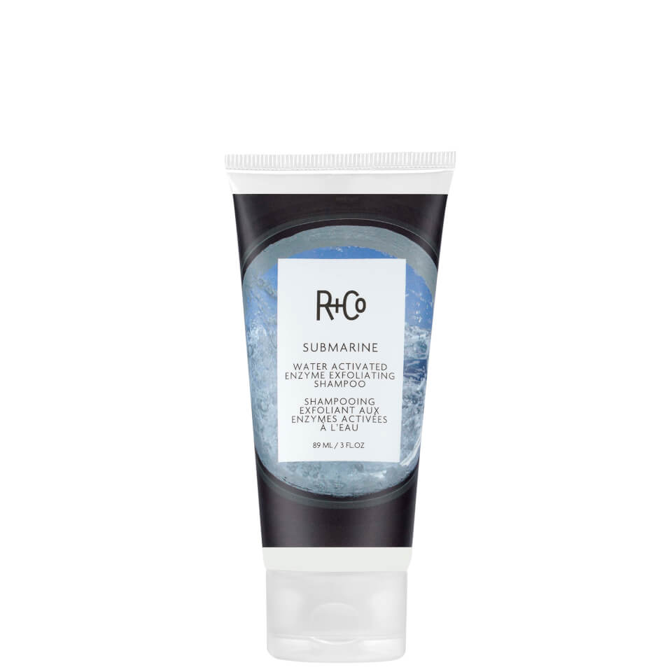 R+Co SUBMARINE Water Activated Enzyme Exfoliating Shampoo 3 oz.