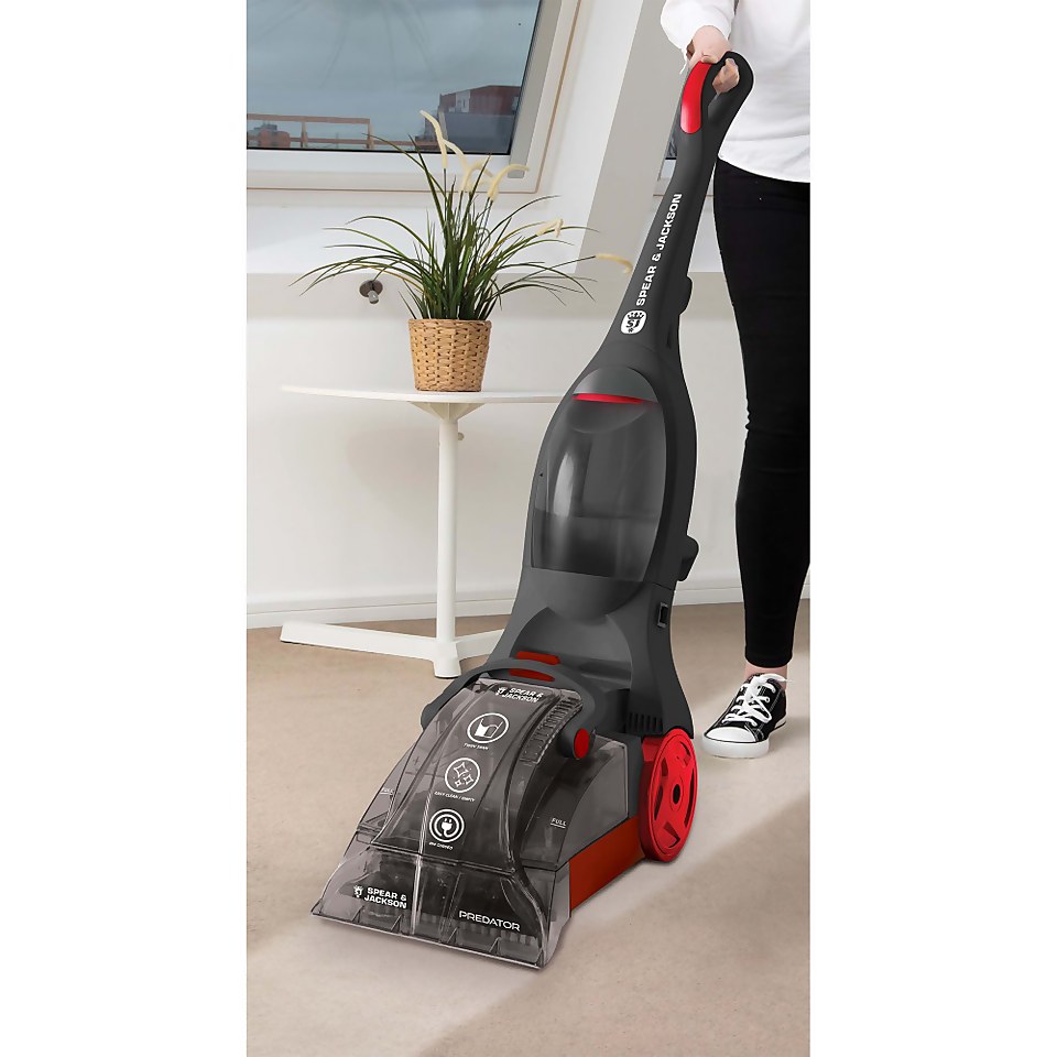 Spear & Jackson Carpet Cleaner 600W Homebase