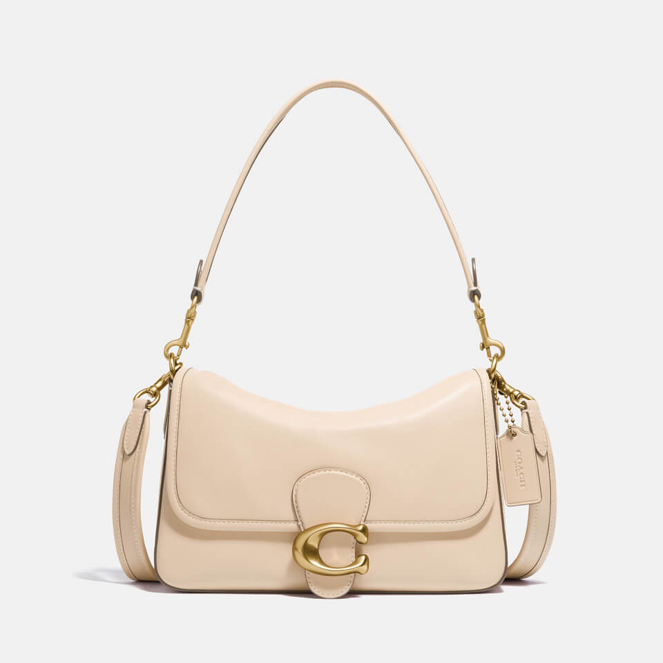 Coach Women's Soft Calf Leather Tabby Shoulder Bag - Ivory