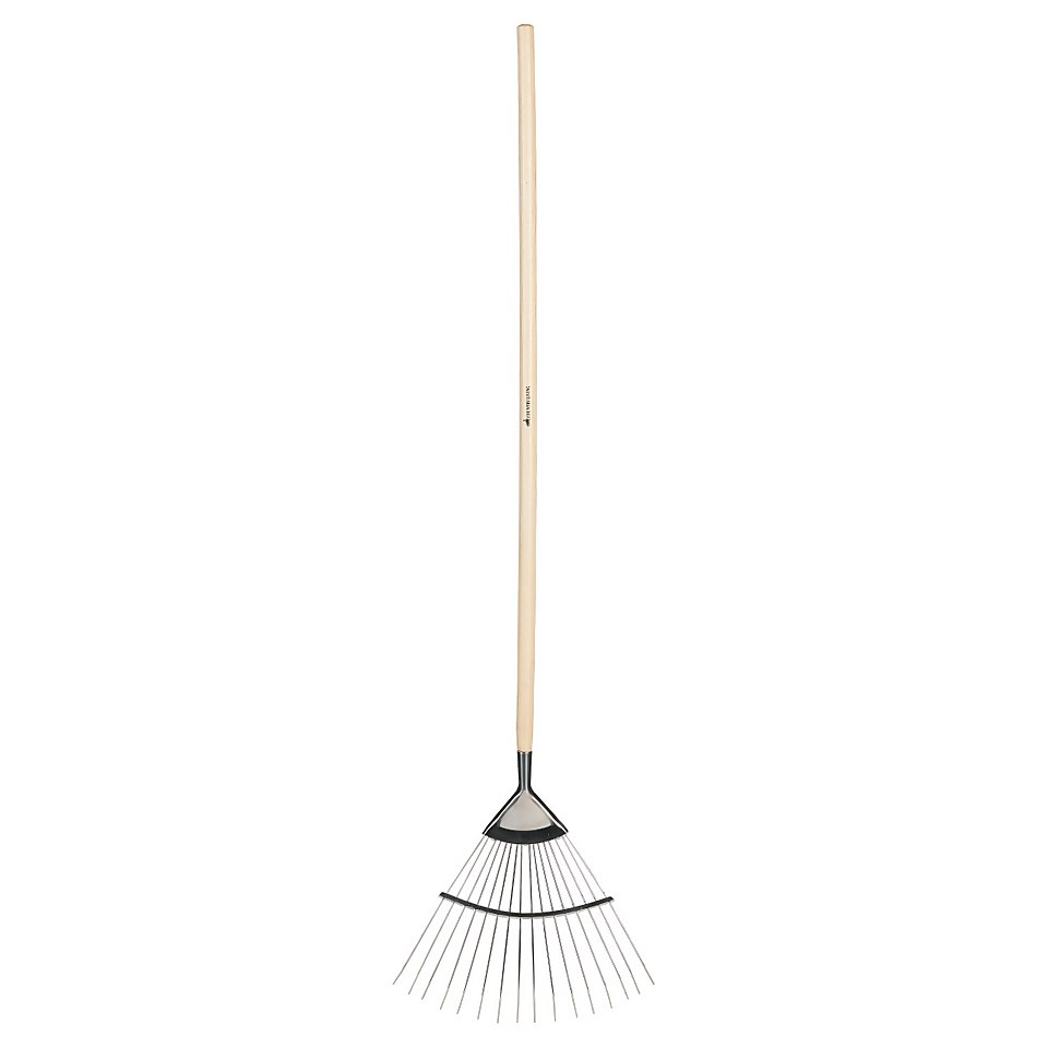 Country Living Stainless Steel Lawn Rake 16T