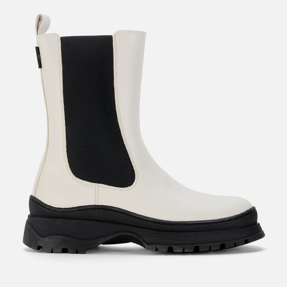 Ted Baker Women's Lilanna Leather Mid Calf Chelsea Boots - Cream