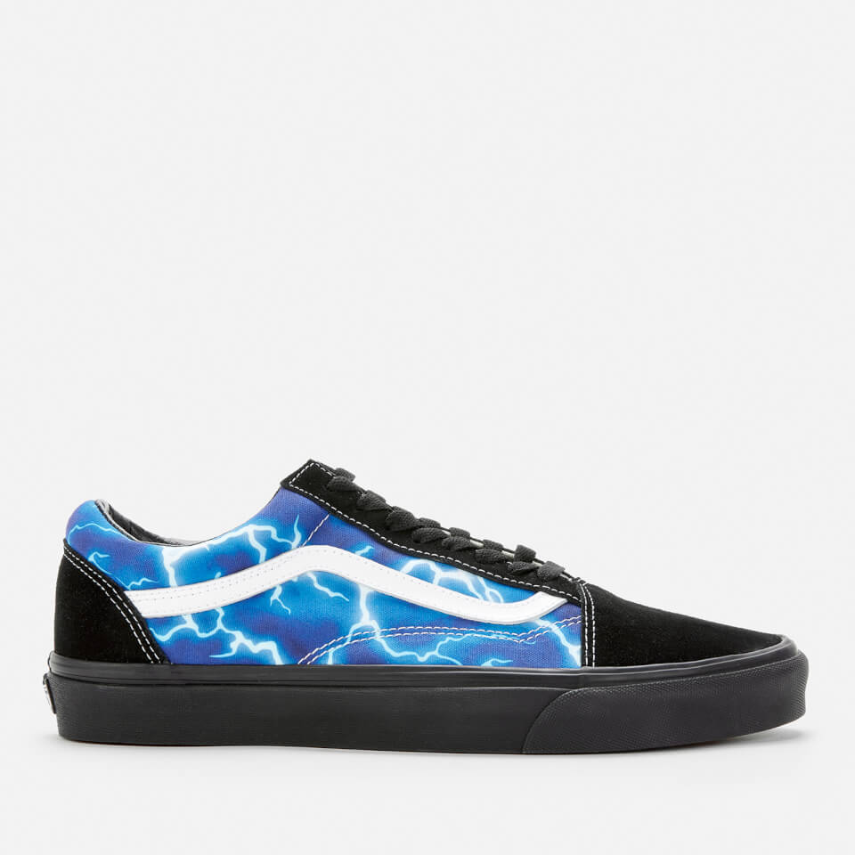 Vans blue flame old sale skool