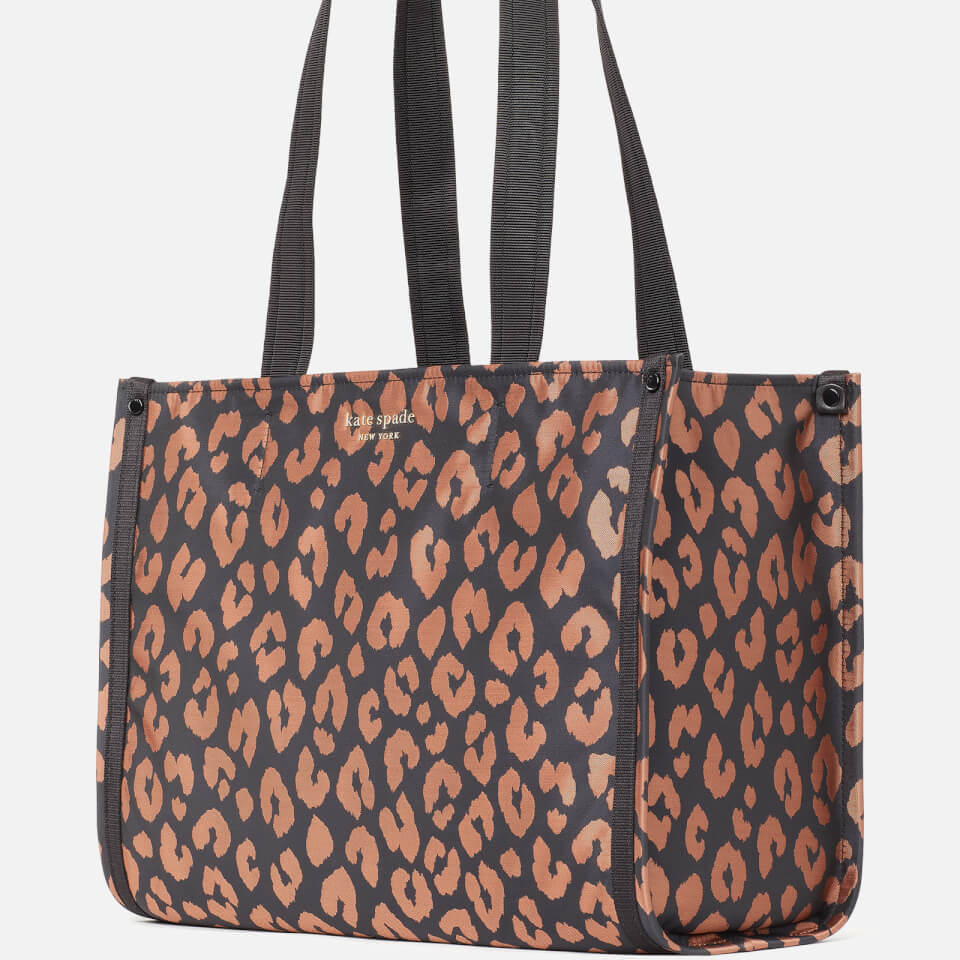 Kate Spade New York Women's Sam The Little Better Leopard – Tote Bag - Black  Multi