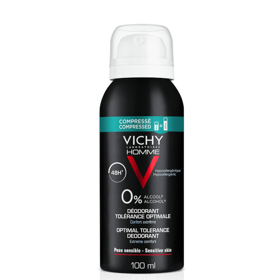 VICHY Homme Optimal Tolerance Deodorant 48h Spray 100ml