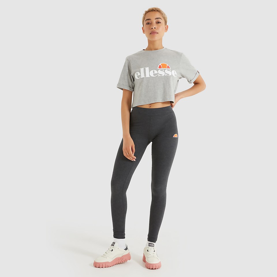 Women's Alberta Cropped T-Shirt Grey Marl