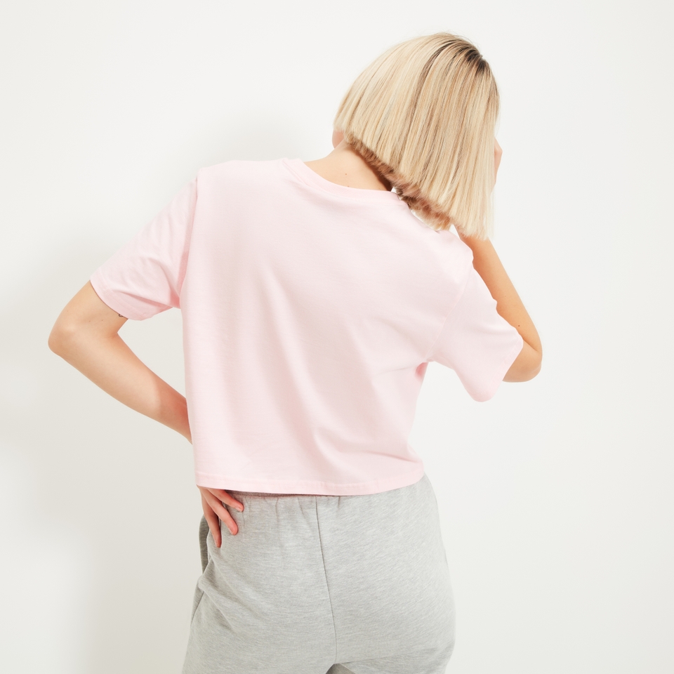 Women's Alberta Cropped Tee Pink