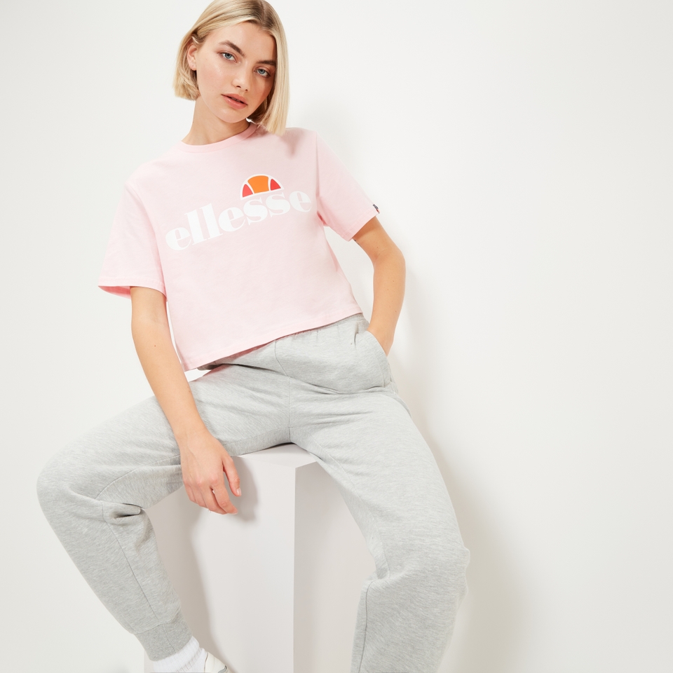 Women's Alberta Cropped Tee Pink