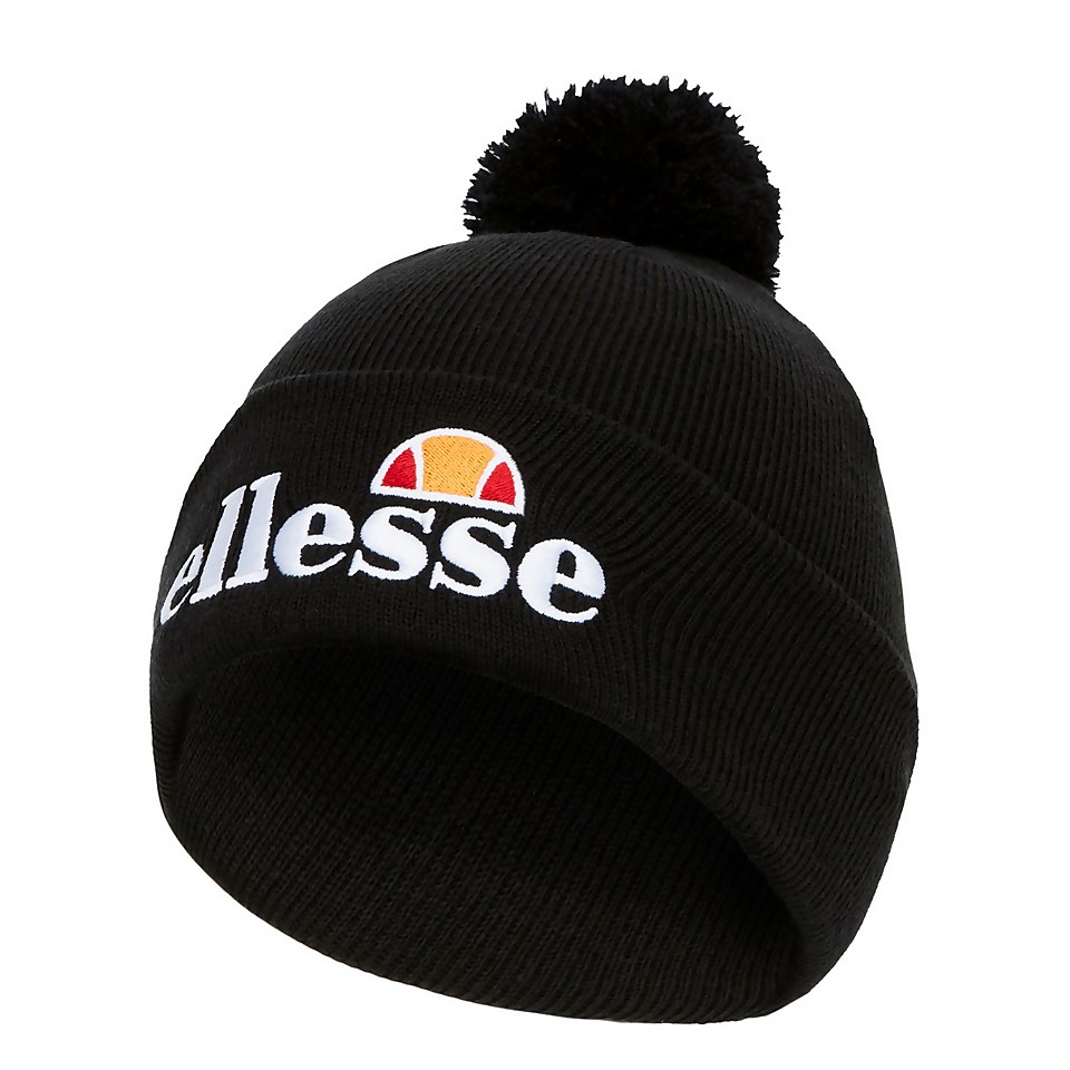Velly Pom Pom Beanie Black