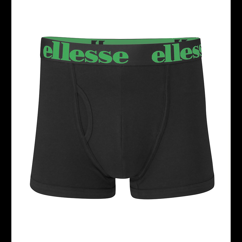 Men's Hali 3Pk Trunks Black